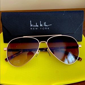 Aviator Sunglasses by Nicole Miller.